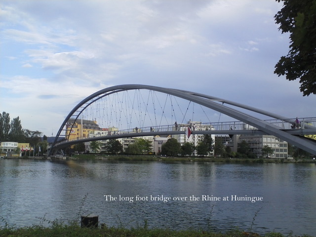 The Passerelle Bridge at Huningue